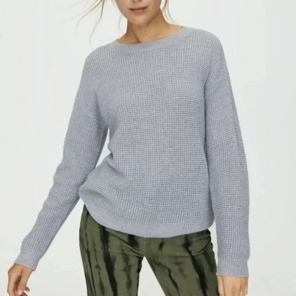 Aritzia Wilfred Free Isabelli sweater grey XS